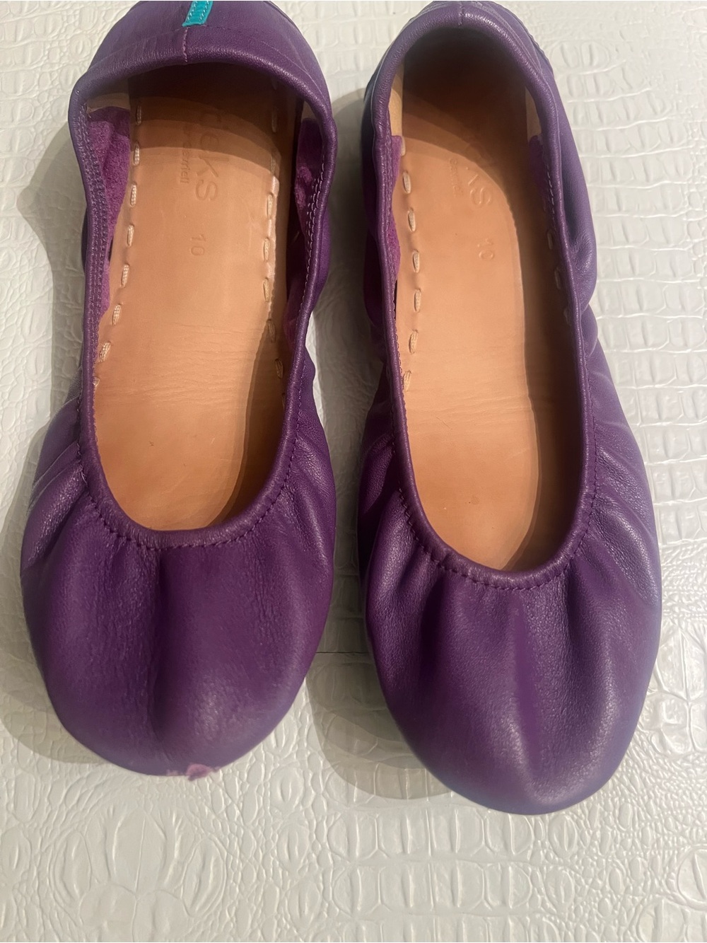 Tieks purple size 10